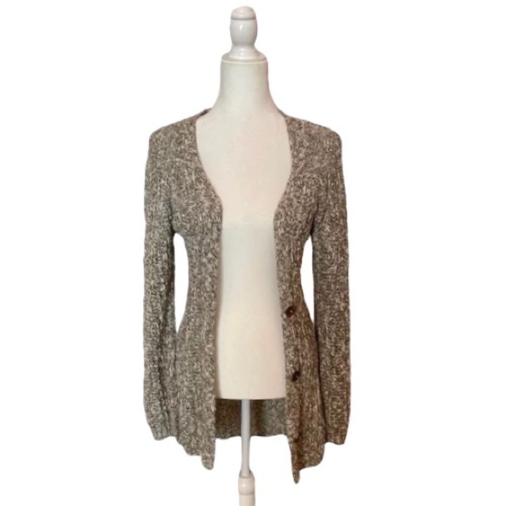 Anthropologie Angel of the North Open Front Cardigan